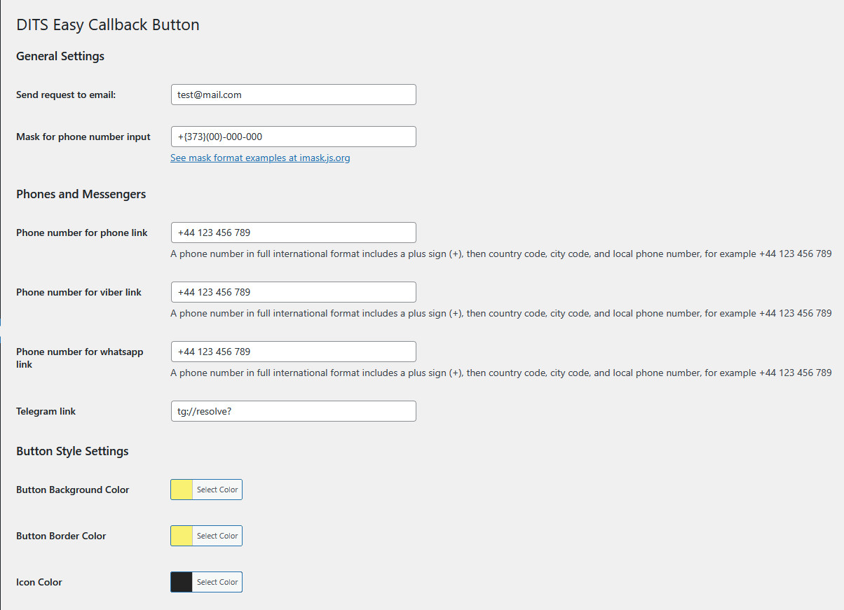 Call back plugin to buy
