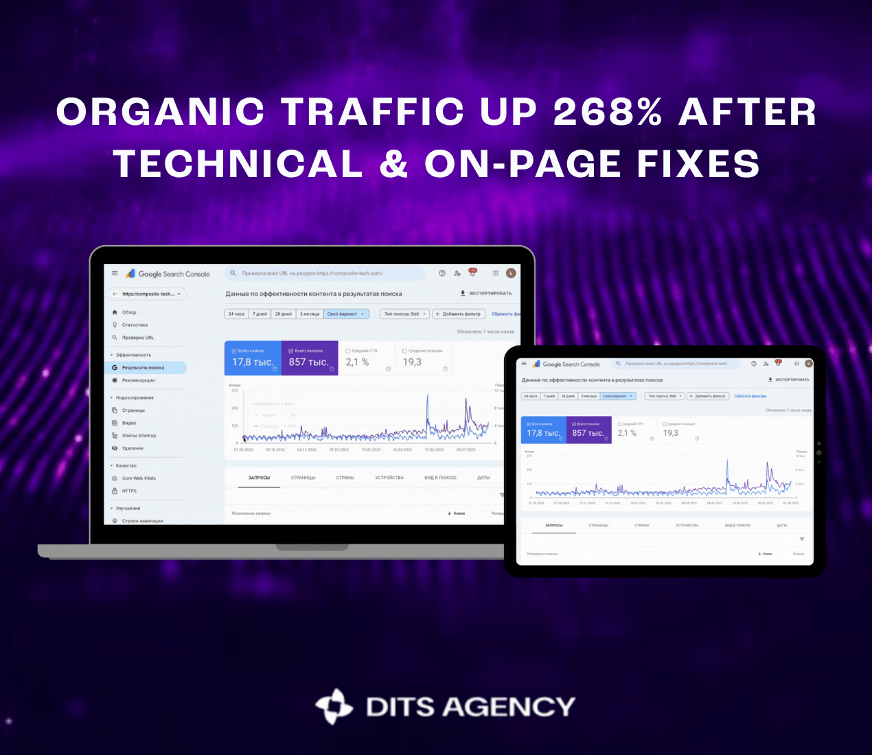 seo case b2b website promotion