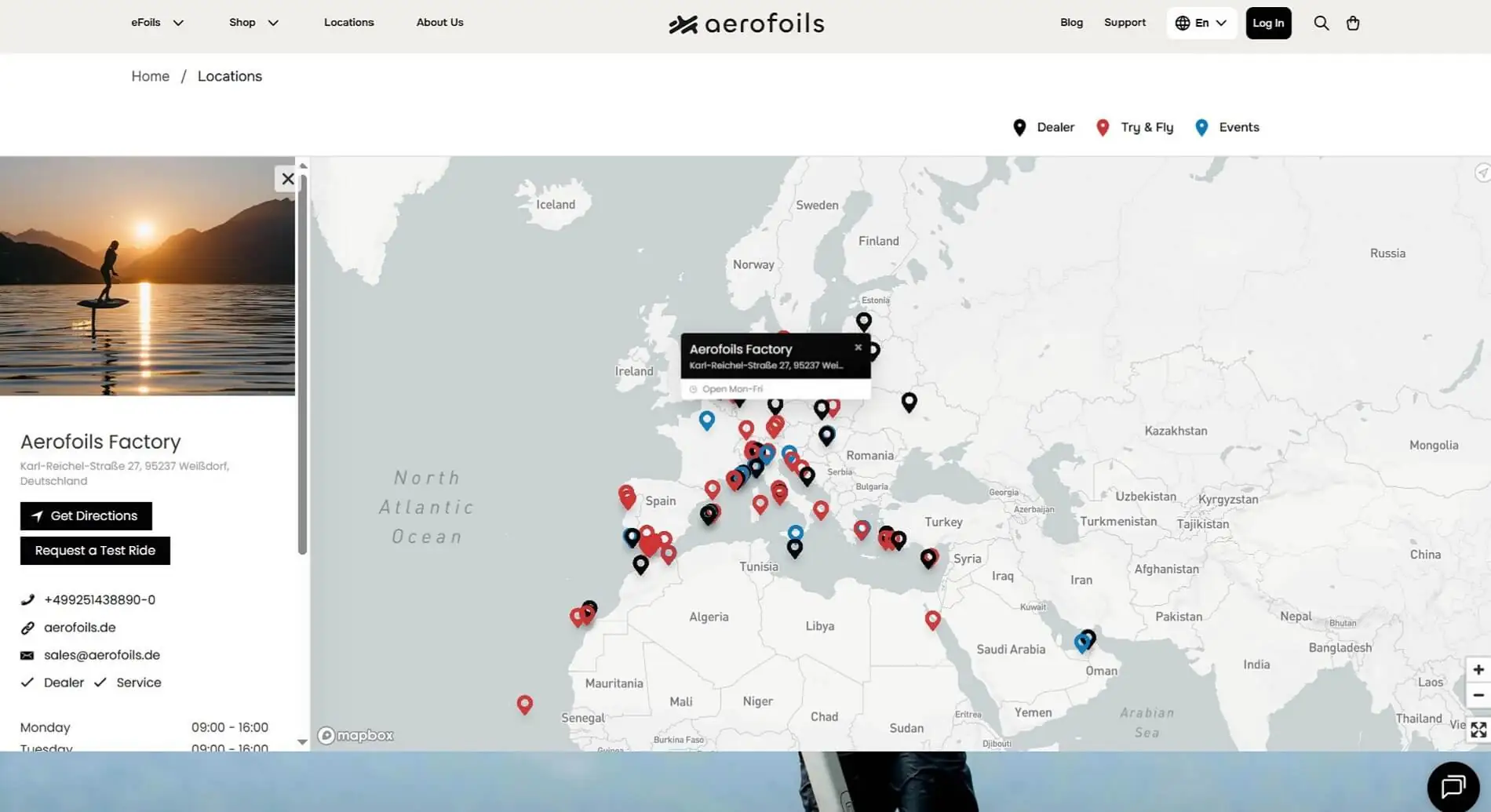 Advanced Shopify Web Development for Aerofoils GmbH
